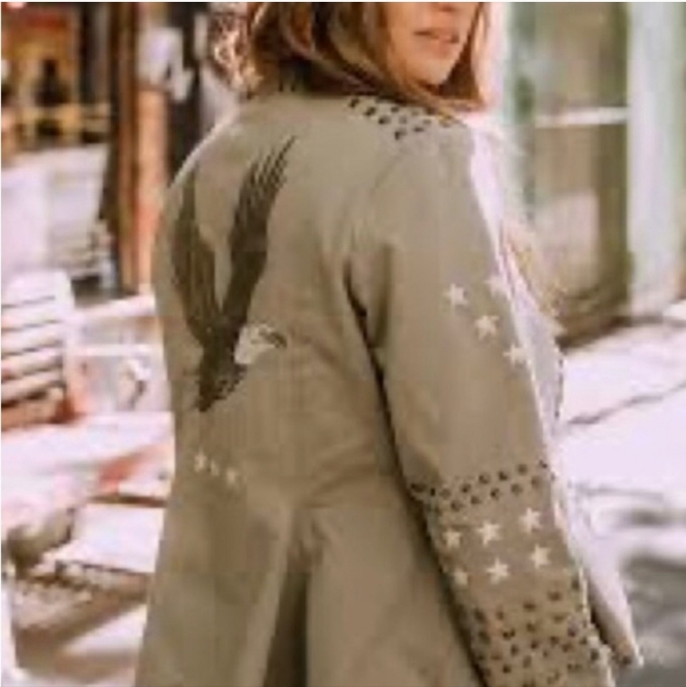 NWT Spell Eagle Back Jacket - Picture 2 of 6